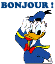 Gif animé bonjour donald
